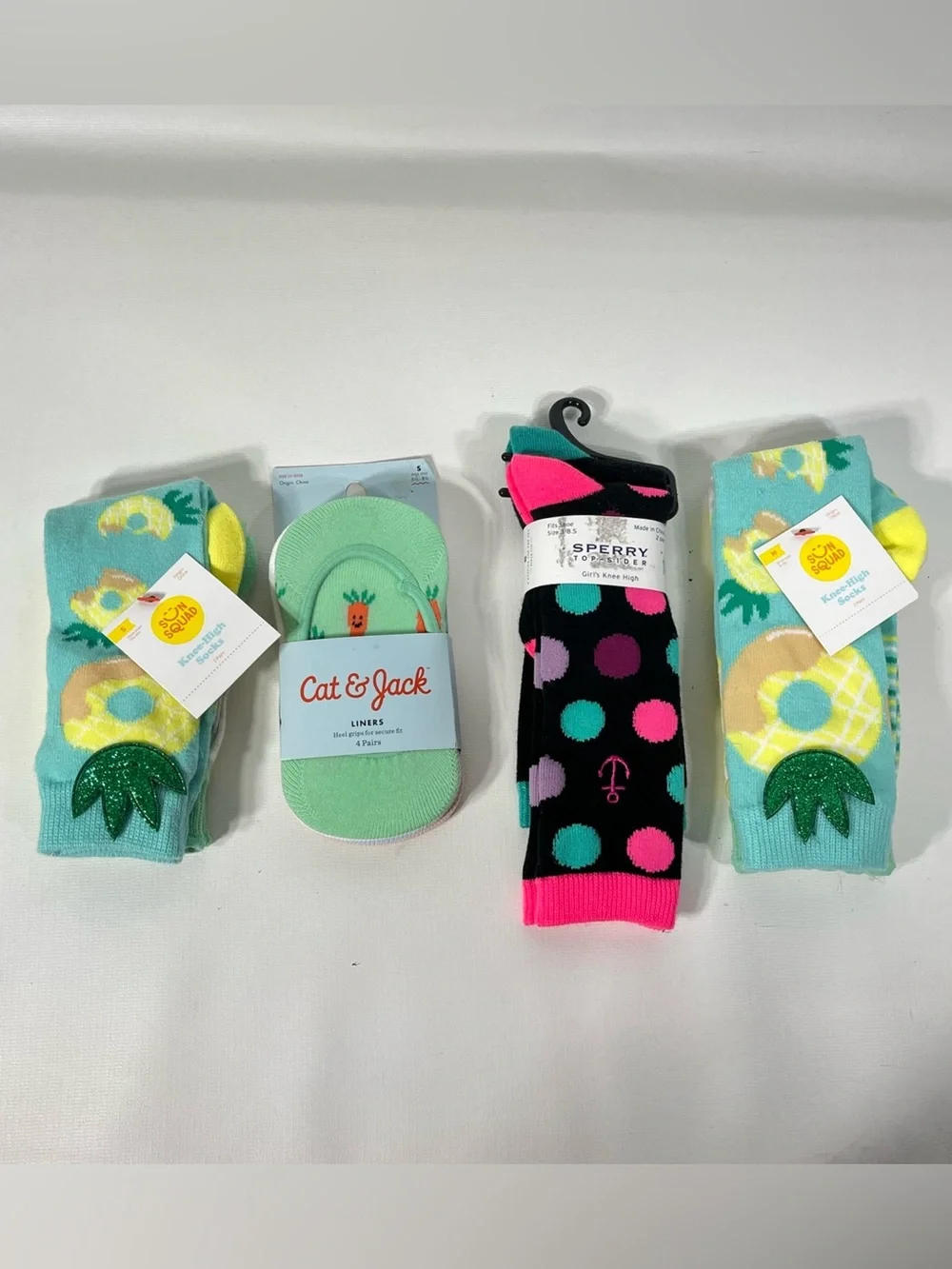 Kids Girls Socks Mixed Lot Bundle 10 Piece Multipack